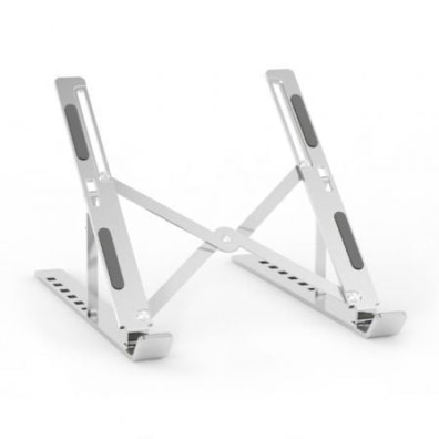 Soporte Para Portátil Y Tablet Aisens Lps2m-173/5 10-15'' Plegable Con Funda Plata