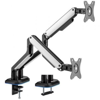 Soporte Gaming Aisens DT32TSR-297 para 2 Monitores hasta 9kg
