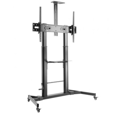Soporte de Suelo Inclinable con Ruedas y Manivela Aisens FT100TE-171 TV 60-100"