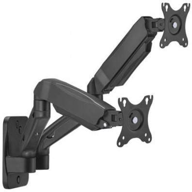 Soporte de Pared para 2 Monitores o TV Aisens WT32TSR-225 Giratorio Inclinable