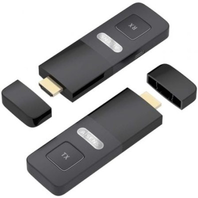 Adaptador - Transmisor de vídeo inalámbrico HDMI Aisens ASWL-H2K30M001-BK