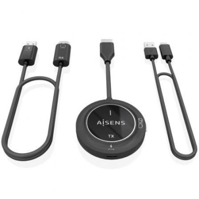 Adaptador - Transmisor de vídeo inalámbrico HDMI Aisens ASWL-H2K30M002-BK