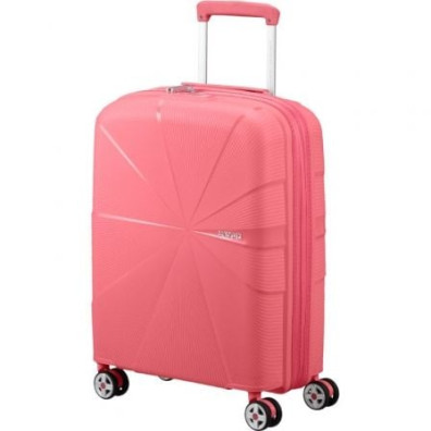 Maleta de Cabina American Tourister Starvibe Spinner 55cm/ 55x40x20cm/ 4 Ruedas - Coral
