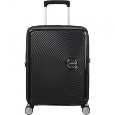 Maleta de Cabina American Tourister SoundBox Spinner 55cm/ 55x40x20cm/ 4 Ruedas - Negra