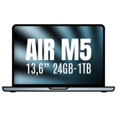 MACBOOK AIR APPLE 13'' M5 24GB 10CORE GPU AZUL CIELO 1TB - Azul