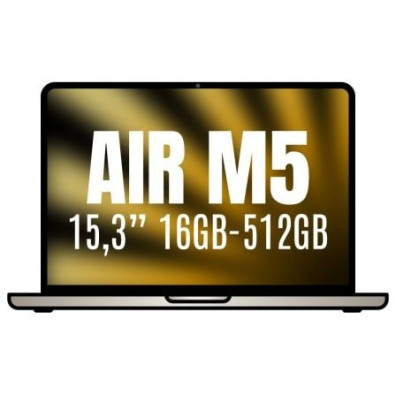 MACBOOK AIR APPLE 15'' M5 16GB 10CORE GPU BLANCO ESTRELLA 512GB - Blanco Estrella