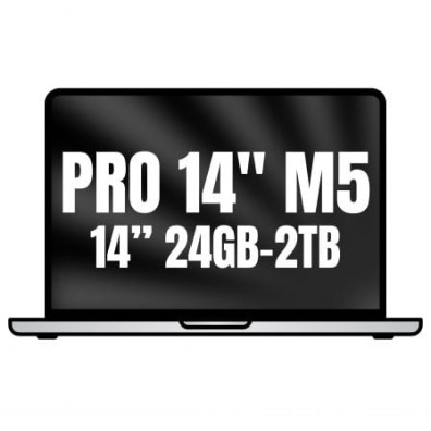 Apple Macbook Pro 14" - 18-Core M5 CPU, 20-Core GPU, 24GB RAM, 2TB SSD