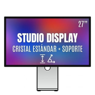 Apple Studio Display 27"/ Cristal Estándar - Soporte con altura e inclinación ajustable