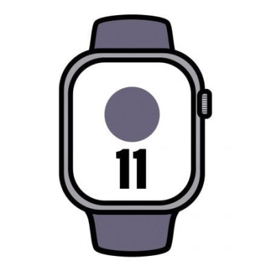 Apple Watch Series 11 Plata 42mm con Correa Deportiva Niebla Lila