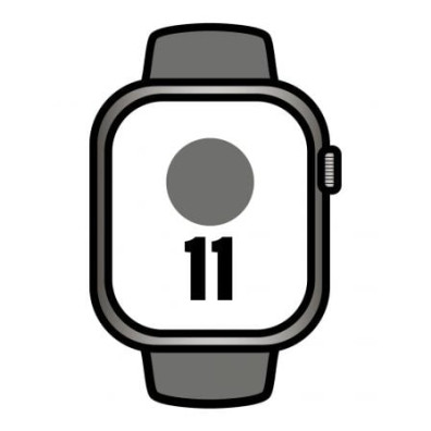 Apple Watch Series 11 Titanio Natural 46mm GPS Cellular Correa Deportiva Gris Piedra S