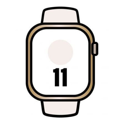 Apple Watch Series 11 Titanio Dorado 46mm GPS Cellular Correa Rosa Rubor