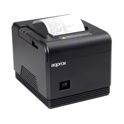 TPV IMPRESORA APPROX APPOS80AM3 TERMICA 80mm CONEXION USB -SERIE - ETHERNET RJ45 , CONEXION A CAJON - Negra