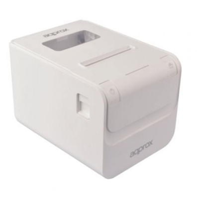 Impresora TPV Approx APPPOS80AMUSE White Térmica 80mm USB, Serie y LAN RJ45 Corte Manual y Automático - Blanca