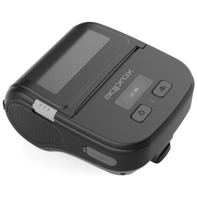 Impresora de Etiquetas Approx APPPOS80PortableWifi con Batería 6H USB-C BT WiFi 203DPI Corte Manual 80mm