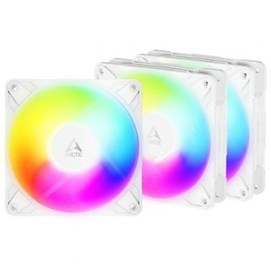 Ventilador Arctic P12 Pro Reverse Pack de 3 - Iluminación A-RGB, 12 cm