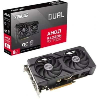 Tarjeta Gráfica Asus Dual Radeon RX 7600 EVO OC - 8GB GDDR6
