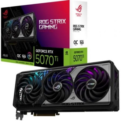 Asus ROG Strix OC GeForce RTX 5070Ti - Tarjeta Gráfica - 16GB GDDR7