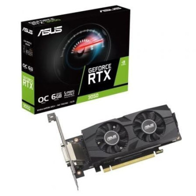 Tarjeta Gráfica Asus GeForce RTX 3050 LP BRK OC Edition 6GB GDDR6 - Compatible con Perfil Bajo