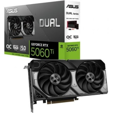 Tarjeta Gráfica ASUS Dual GeForce RTX 5060 Ti OC
