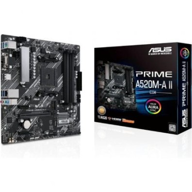 Placa Base Asus Prime A520M-A II/CSM para Socket AM4 DDR4 PCIe 3.0