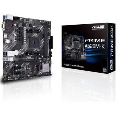 Placa Base Asus Prime A520M-K Socket AM4 DDR4 PCIe 3.0 - Componentes