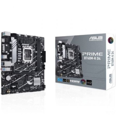 Tarjeta Madre Asus Prime B760M-K D4 - Socket 1700, DDR4, PCIe 4.0
