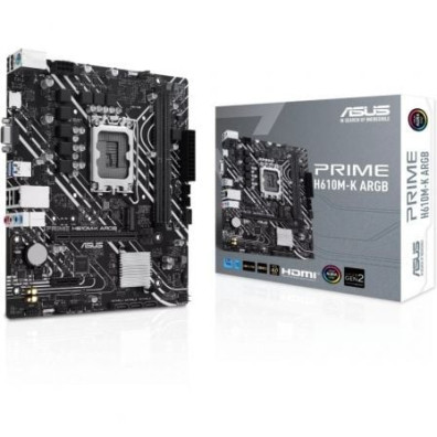 Tarjeta madre Asus Prime H610M-K ARGB DDR5 PCIe 4.0 - Socket 1700