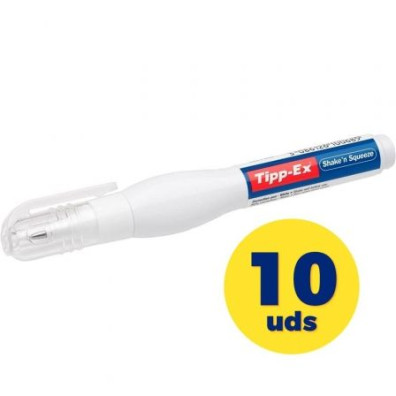 Caja de Correctores de Escritura Bic Tipp-Ex Shake'N Sqeeze 8ml