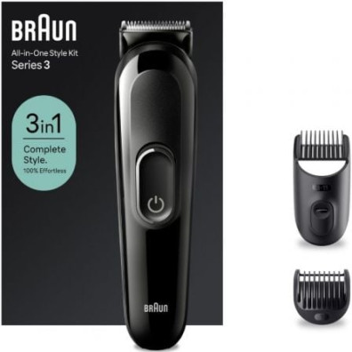 Afeitadora Braun All in One 3 en 1 Style Kit Series 3/ con batería