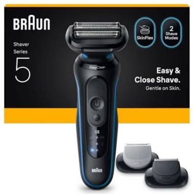 Afeitadora Braun Series 5 con Batería para un Afeitado Preciso y Cómodo - BRAUN