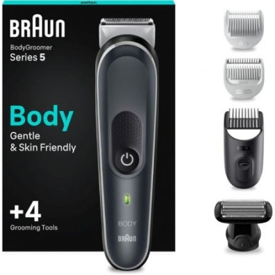 Cortapelos Braun BodyGroomer Series 5 BG5360 con Batería - Potente y Preciso