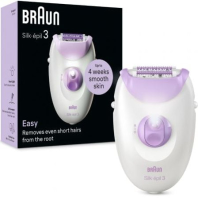 Depiladora Braun Silk Epil Series 3 - Elimina Vello de Forma Eficaz