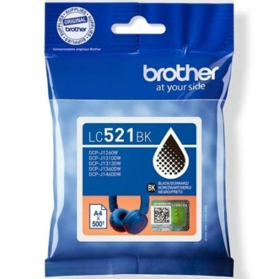 Cartucho de Tinta Original Brother LC521BK