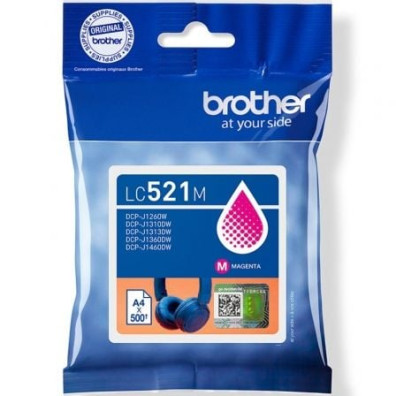 Cartucho de Tinta Original Brother LC521M