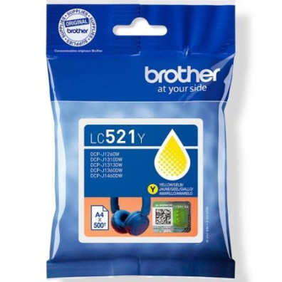 Cartucho de Tinta Brother LC521Y