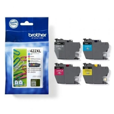 Cartucho de Tinta Brother LC-422XL Multipack Alta Capacidad - Cian, Magenta, Amarillo