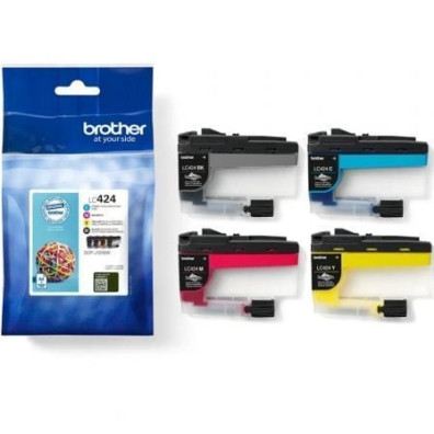 Cartucho de Tinta Original Brother LC424VAL - Multipack - Cian, Magenta, Amarillo