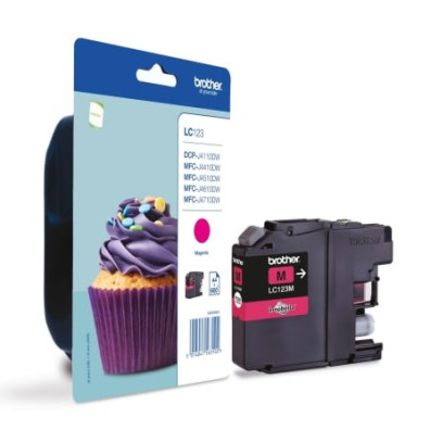 Cartucho de Tinta Original Brother LC-123M - BROTHER Consumibles Originales