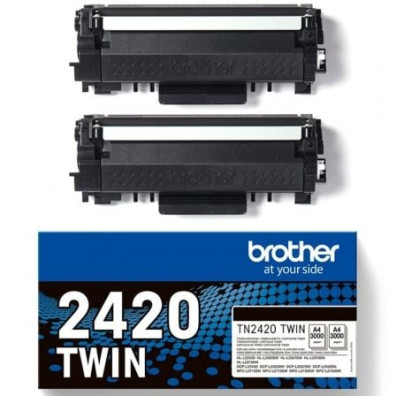 Tóner Brother TN2420TWIN XL Multipack - Alta Capacidad Original