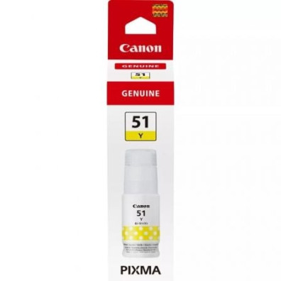 Botella de Tinta Original Canon GI-51 - Amarilla