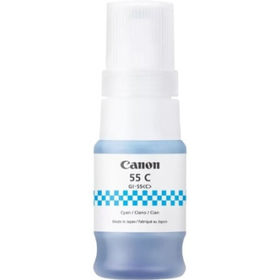 CARTUCHO DE TINTA CIAN CANON GI-55 - Original Consumible - Cian