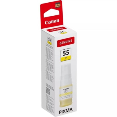 TINTA AMARILLO CANON GI-55 CARTUCHO BOTELLA - Amarilla