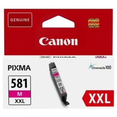 Cartucho de Tinta Original Canon CLI-581XXL Alta Capacidad - Magenta