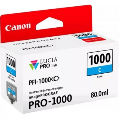 Cartucho de Tinta Canon PFI-1000C Original