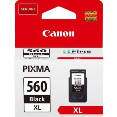 CARTUCHO CANON PG560XL NEGRO ORIGINAL PIXMA TS5350, TS5351, TS5352 400 PAG - Negro