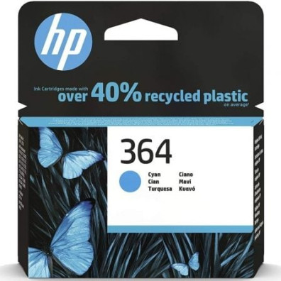 Cartucho de Tinta Original HP nº364 - Cian