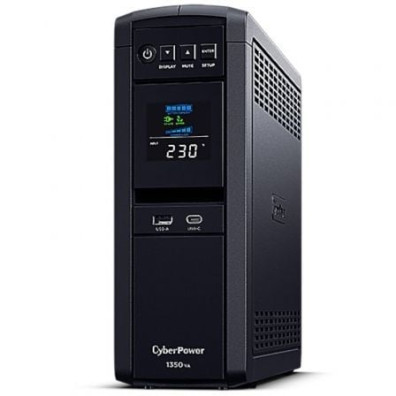 SAI Línea Interactiva Cyberpower CP1350EPFCLCD - 1350VA/810W - 6 Salidas - Formato Torre