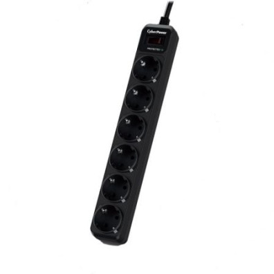 Regleta con interruptor Cyberpower B0620SC0-DE - 6 Tomas de corriente - Cable 1.8m