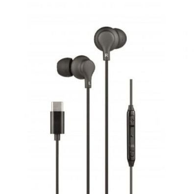Auriculares Intrauditivos Daewoo DW2015/ con Micrófono/ USB Tipo-C - Negros