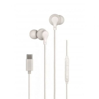 Auriculares Intrauditivos Daewoo DW2016/ con Micrófono/ USB Tipo-C - Blancos